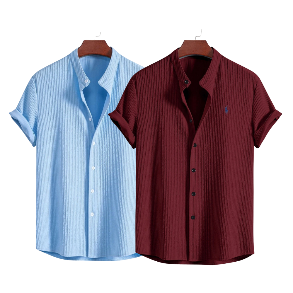 [1 kaufen, 2 erhalten] Luxus-Poloshirt